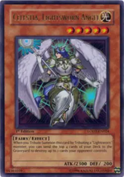 Yugioh! MP Celestia, Lightsworn Angel - LODT-EN024 - Ultra Rare - 1st Edition Mo - Image 1