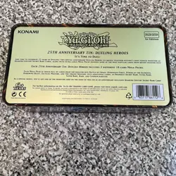 Yugioh EMPTY 25th Anniversary Tin: Dueling Heroes! Empty Tin - Image 2