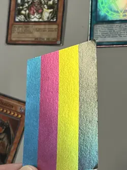 Yugioh Test Print Card Ultra Super Holo Vintage CMYK Misprint, Blue Eyes + Other - Image 1