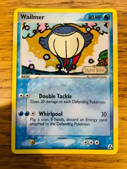 NM! Wailmer (69/92) Stamped Reverse Holo EX Legend Maker Pokemon Card! - Image 1