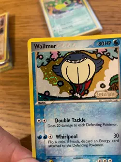 NM! Wailmer (69/92) Stamped Reverse Holo EX Legend Maker Pokemon Card! - Image 3