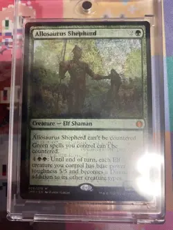 Allosaurus Shepherd Error Card MTG Magic the Gathering Used - Image 1