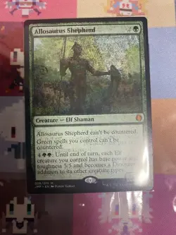 Allosaurus Shepherd Error Card MTG Magic the Gathering Used - Image 2