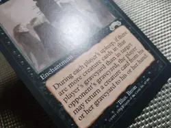 Exodus Ghoul's Oath English Miss Cut Frame Card MTG Used - Image 3