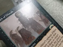 Exodus Ghoul's Oath English Miss Cut Frame Card MTG Used - Image 4