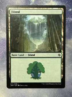 MTG Error Card Shimamori Land Exclusive Japanese Used - Image 1