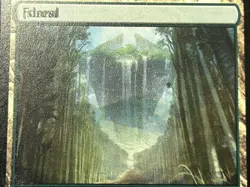 MTG Error Card Shimamori Land Exclusive Japanese Used - Image 4