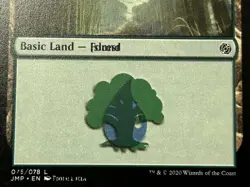 MTG Error Card Shimamori Land Exclusive Japanese Used - Image 5