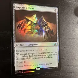 Magic The Gathering Captain S Claw Foil Error Card Collectible Used - Image 3