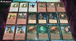 Magic: The Gathering Error Card Set 116 Sheets Collectible Used - Image 5