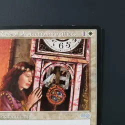 MtG Rune of Protection Artifacts Error Card Used - Image 2