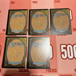 Magic The Gathering Forgoton Realm Exploration Error Card Set of 5 - Image 2