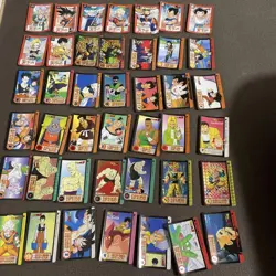 Dragon Ball Carddass 55 Card Trading Card Set Collectible Used - Image 1