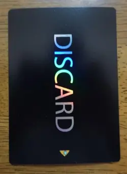 Magic The Gathering Discard Filler Card Error Collectible Used - Image 1