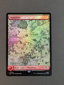 MTG - 1x Mountain (279) - NM - Foil - Universes Beyond: Lord of the Rings, Magic - Image 2