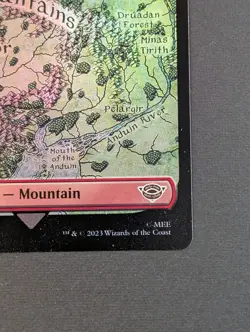 MTG - 1x Mountain (279) - NM - Foil - Universes Beyond: Lord of the Rings, Magic - Image 4