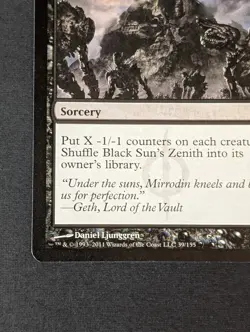 MTG - 1x Black Sun's Zenith - Mirrodin Besieged - NM/LP - Magic The Gathering - Image 3