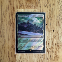 Fortified Village - WHO 871 - SURGE FOIL - Magic MTG Doctor Who - NM/M - Image 1