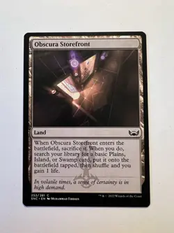 Obscura Storefront - MTG Streets of New Capenna - NM - Image 1