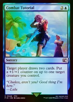 MTG Magic the Gathering Combat Tutorial (48/764) Final Fantasy NM (FOIL) - Image 1