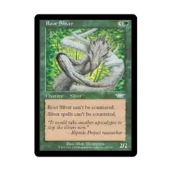 WOTC MtG Legions Root Sliver (U) EX - Image 1