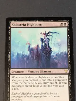 MTG - 1x Kalastria Highborn - Worldwake - NM/LP - Rare - Magic The Gathering #59 - Image 4