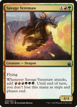 SAVAGE VENTMAW x1 mtg NM Battlebond 1 Unc - Image 1