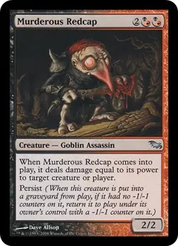MURDEROUS REDCAP x1 mtg NM Shadowmoor 1 Unc - Image 1