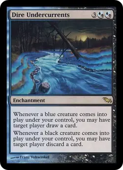 DIRE UNDERCURRENTS x1 mtg NM Shadowmoor 1 Rare - Image 1