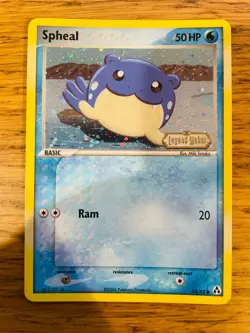 NM! Spheal (65/92) Stamped Reverse Holo EX Legend Maker Pokemon Card! - Image 1