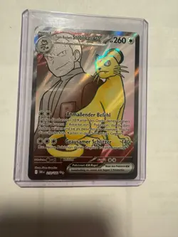 Pokemon Ewige Rivalen Team Rockets Snobilikat ex Full Art 219/182 NM deutsch - Image 1