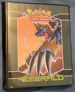 Pokemon Ex Emerald Four Pocket Ultra Pro Binder Manectric & Milotic - Image 1
