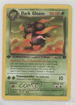 Dark Gloom 1st Ed. Pokemon Team Rocket #36 2000 - Image 1