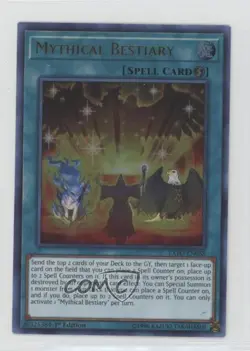 Mythical Bestiary (UR) 1st Ed. YuGiOh Extreme Force #EXFO-EN058 - Image 1