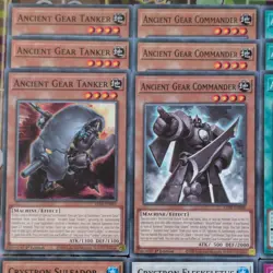YuGiOh Ancient Gear LEDE & Crystron Common Deck Cores 24cd Mint Playsets - Image 2