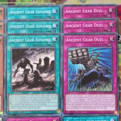 YuGiOh Ancient Gear LEDE & Crystron Common Deck Cores 24cd Mint Playsets - Image 3