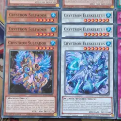 YuGiOh Ancient Gear LEDE & Crystron Common Deck Cores 24cd Mint Playsets - Image 4