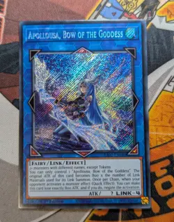 Yugioh Apollousa, Bow of the Goddess RA02 EN040 Secret Rare 1st ED - Image 2
