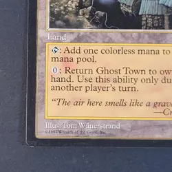 MTG - 1x Ghost Town -Tempest - NM/LP - Vintage Land - Magic The Gathering - Image 3