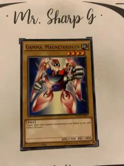 GAMMA, MAGNETKRIEGER - 1. AUFLAGE YGLD-DEB13 DEUTSCH Yu-Gi-Oh! CARD COMMON 2015 - Image 3