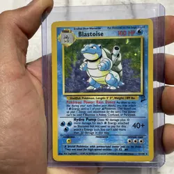 Blastoise Pokemon Card Holo WOTC 2/130 Base Set 2 Rare Vintage 2000 LP TCG Vtg - Image 1