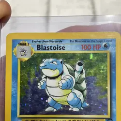 Blastoise Pokemon Card Holo WOTC 2/130 Base Set 2 Rare Vintage 2000 LP TCG Vtg - Image 3