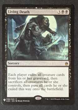 MTG - 1x Living Death - Mystery Booster: Masters 25 - NM/LP Magic The Gathering - Image 1