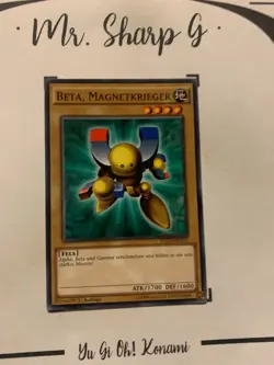BETA, MAGNETKRIEGER - 1. AUFLAGE YGLD-DEB12 DEUTSCH Yu-Gi-Oh! CARD COMMON 2015 - Image 4