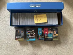 Star Trek The Card Game LOT 1996 TOS Fleer Skybox TCG 1000+ Cards Both Sets! - Image 1