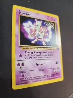 Mewtwo Pokemon Promo The First Movie Card #3 with a Kids WB Stamp NM - Image 2