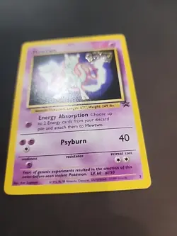 Mewtwo Pokemon Promo The First Movie Card #3 with a Kids WB Stamp NM - Image 3