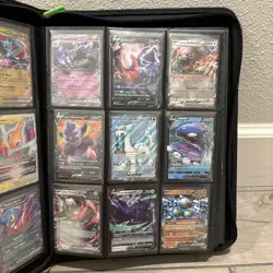 Pokemon Card Binder Collection Lot Charizard V, mew V, V And Ex + More - Image 3