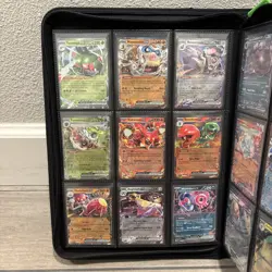 Pokemon Card Binder Collection Lot Charizard V, mew V, V And Ex + More - Image 4