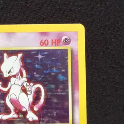 #10 Mewtwo 10/102 Base Set Holo Pokemon Card TCG - Image 3